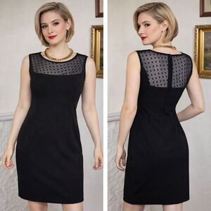 Calvin Klein LBD Black Mini Cocktail Dress
